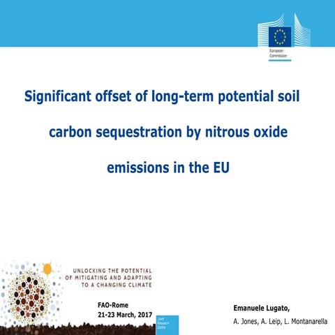 Significant offset of long-term potential soil carbon sequestration by nitrou...
