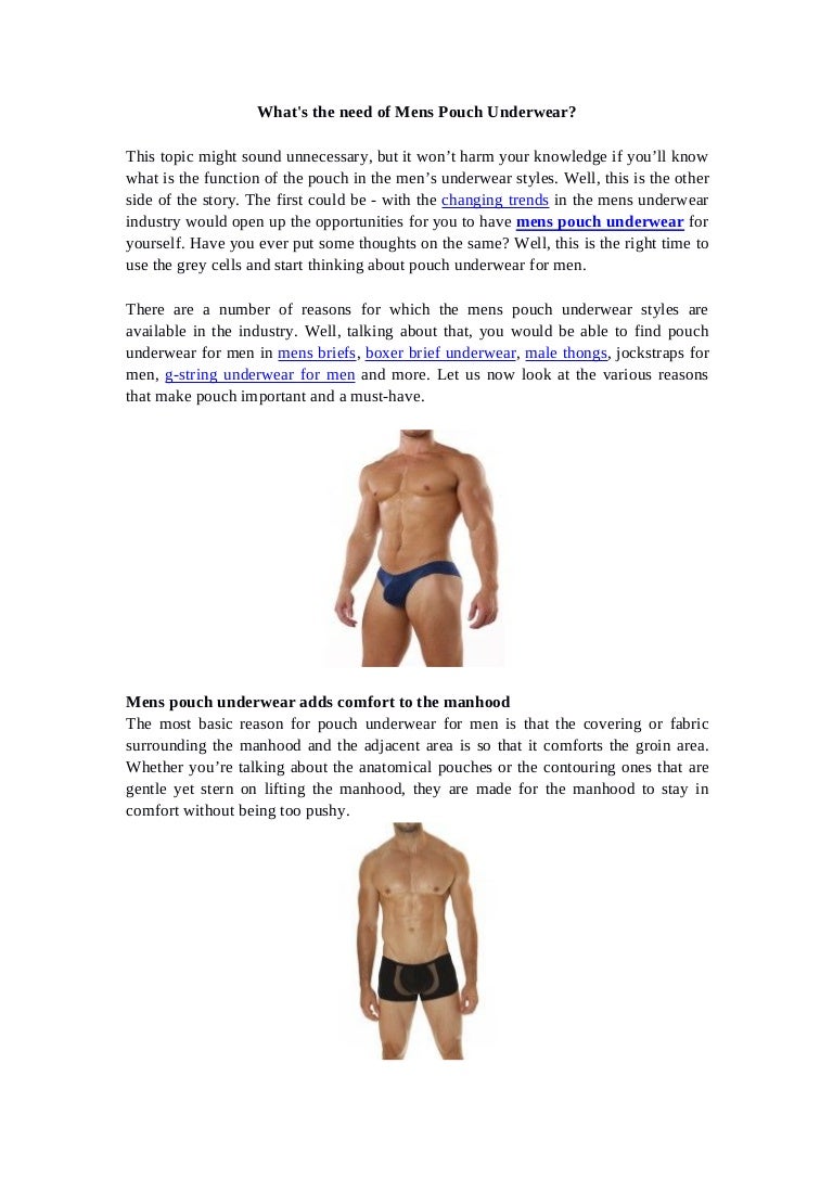 mens pouch boxer briefs