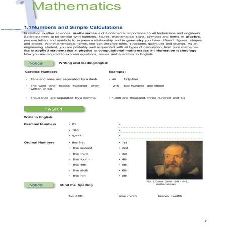 1 mathematics | DOCX | Physics | Science