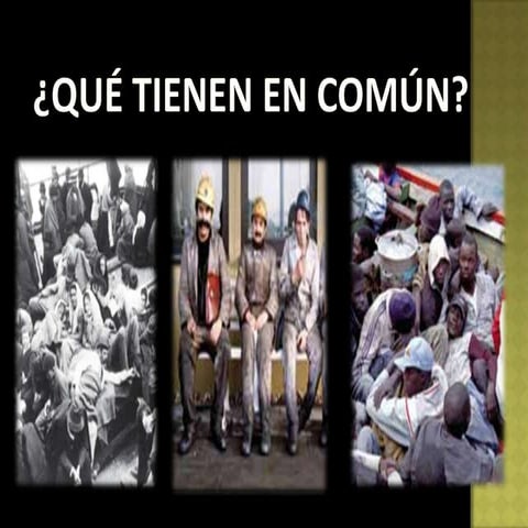 Los movimientos de población