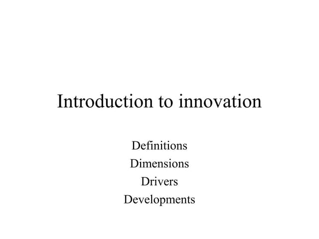 1 meeting   intro to innovation