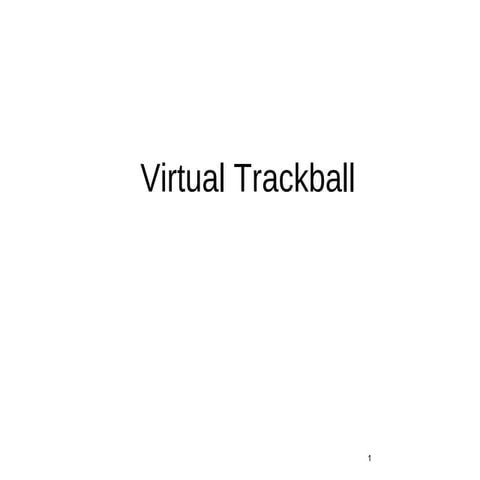 Virtual Trackball