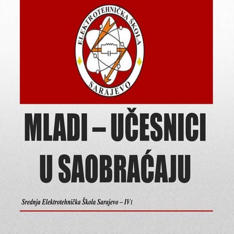Mladi – Učesnici u saobraćaju