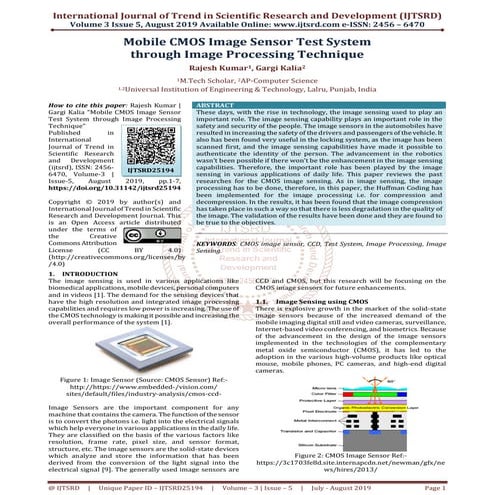 Mobile CMOS Image Sensor Test System through Image Processing Technique