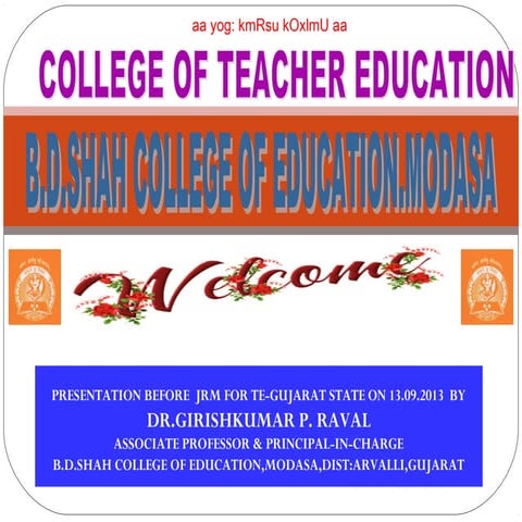 IN-SERVICE TRAINING BY C.T.E.,B.D.SHAH COLLEGE OF EDUCATION,MODASA,GUJARAT