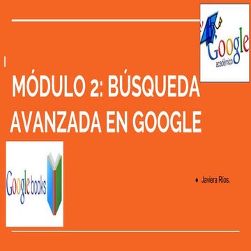 Búsqueda avanzada con google
