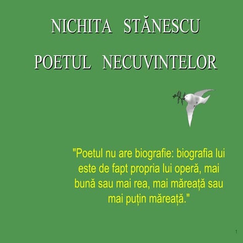 1 nichita stanescu   liceu pedagogic de prezentat gata 