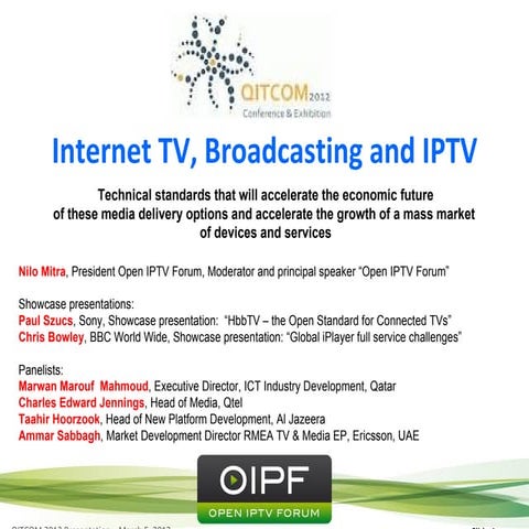 1  QITCOM 2012 - Nilo Mitra  (Iptv)