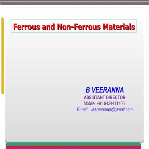 1    NPTI FerrousandNon-FerrousMetals.ppt
