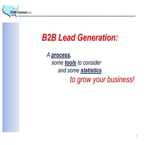 1 nw contact   b2b lead generation