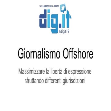 Mario Tedeschini Lalli giornalismo offshore #digit19 Pin 15 marzo