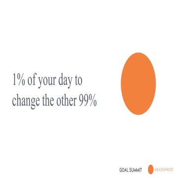 1% of your day to change the other 99%