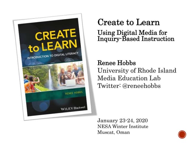 Using Digital Media for Inquiry-Based Instruction 