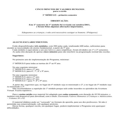 Prova de Ciencias 5º ano