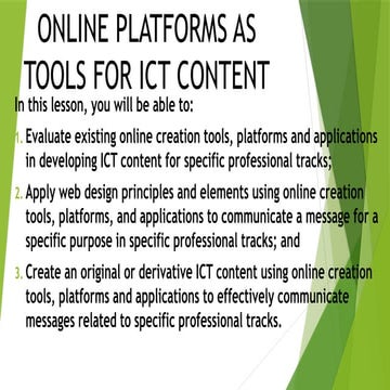 Utilizing Online Platforms for Effective ICT Content Creation and Web ...