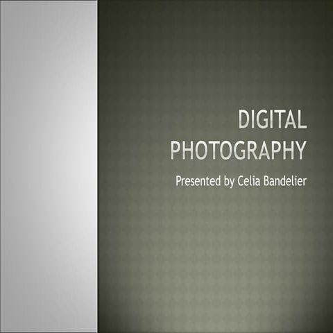 Digital photography | PPT | Photo Editing Software | Computer Software ...