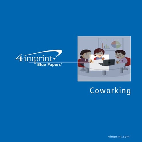 Coworking Blue Paper