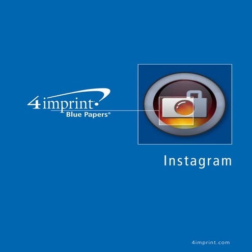 4imprint Releases Newest Blue Paper: Hit a Home Run with Instagram®