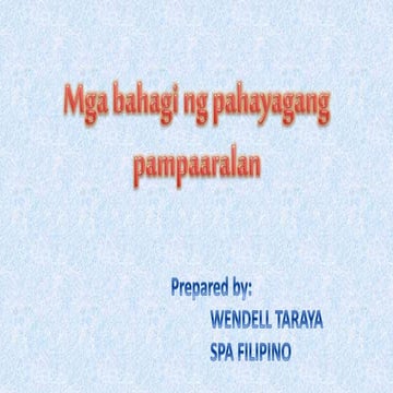 1 parts of a campus paper