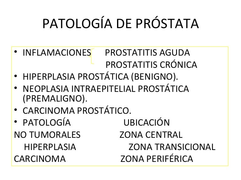 prostatitis bacteriana y cáncer de próstata