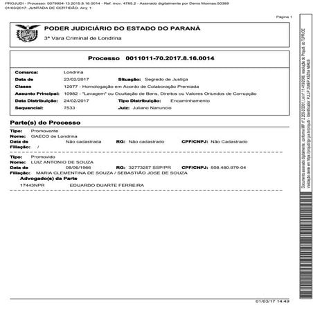 Conheça os termos da delação premiada da Operação Publicano-5