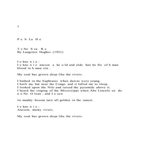 1  P e  b  La  H e  T e Ne  S ea   R e   By La