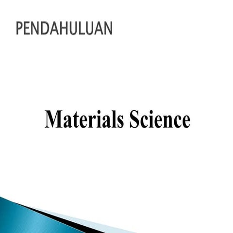 PENDAHULUAN Materi Material Teknik 1.ppt
