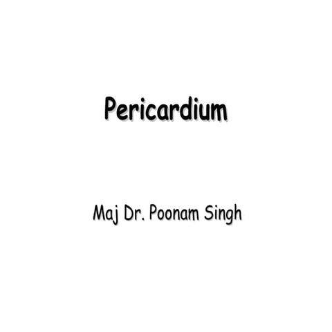 1 pericardium