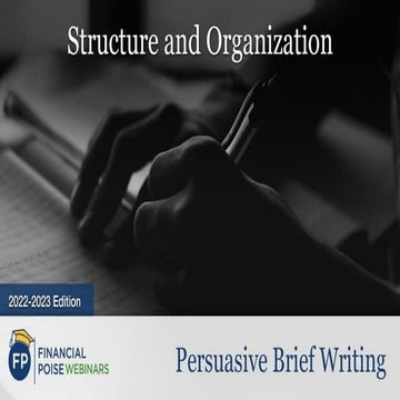 Structure and Organization