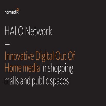 NomadiX Media: HALO Network
