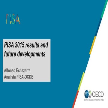 Simposio “Ciencias e Inglés en la evaluación internacional”: PISA 2015 result...