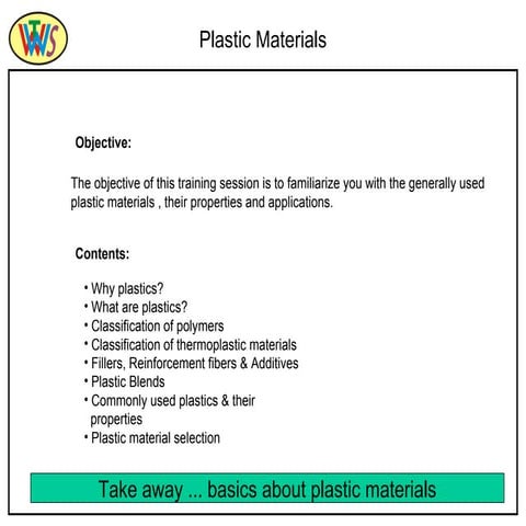 1 plastic materials