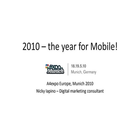 Nicky Iapino - Going Mobile