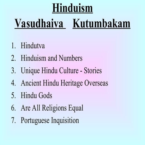 An overview of the various scriptures in Hinduism | PPTX