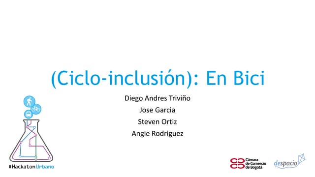 Hackaton Urbano- Ciclo-inclusion
