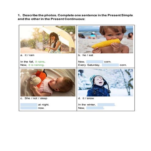 1 presentsimplecontinuous