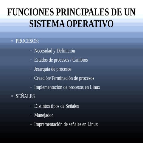 Señales en Linux | PDF