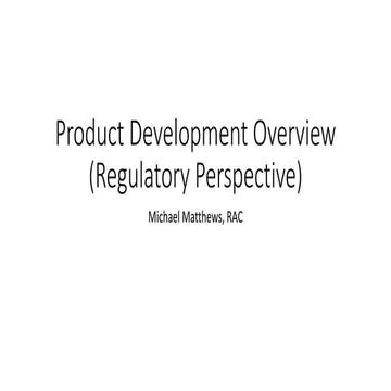 1 product development