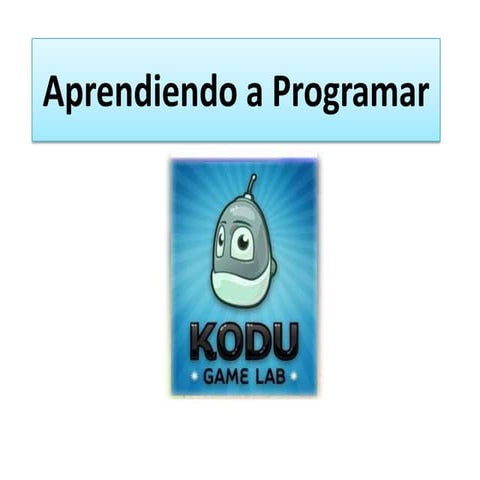 1 programacion kodu | PPTX