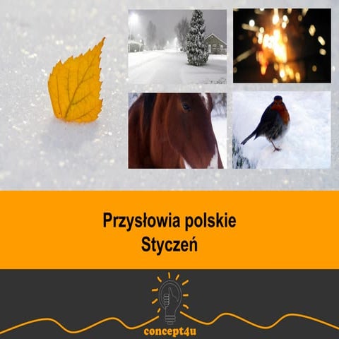 Przysłowia polskie - Styczeń