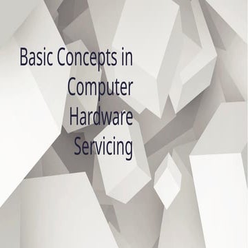 Computer hardware and networking | PPTX