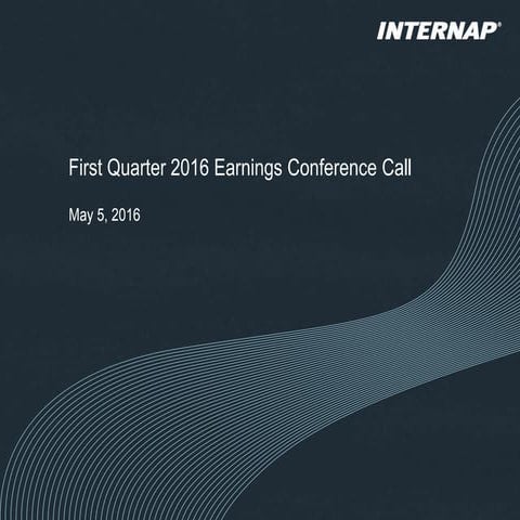 1Q16 Earnings Presentation