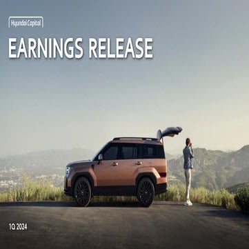 Hyundai capital 2024 1quarter Earnings release