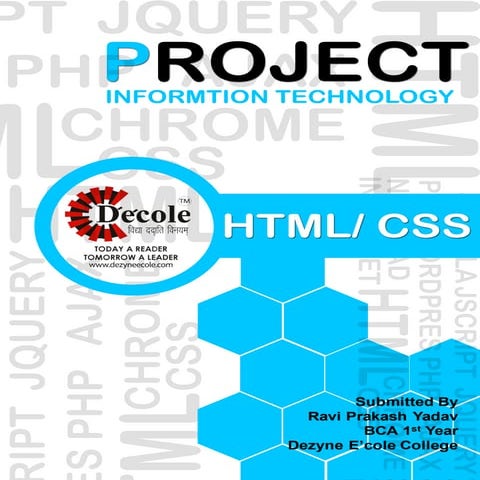 Ravi Prakash Yadav , BCA Third Year