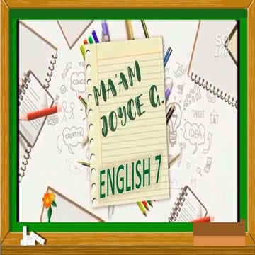 1RBI-ENGLISH 7 (Q3-W3)- THE INFLUENCE OF CULTURE, HISTORY, AND ENVIRONMENT ON...