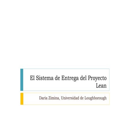 Primera Reunión del SGLC. Daria Zimina