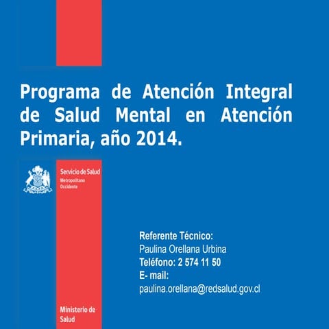 1º reunion salud mental aps 2014