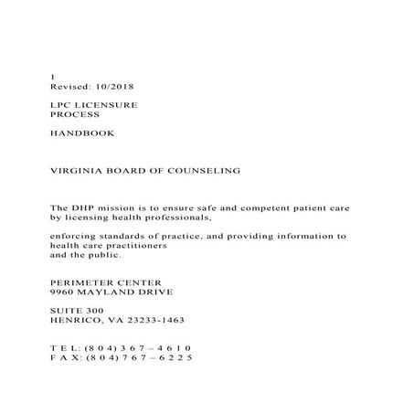 1 Revised 102018 LPC LICENSURE PROCESS HANDBOOK .docx