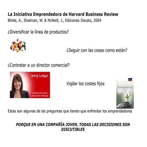 1 rev tema 1.2 la inicitiva emprendedora por harvard business review 59 slides