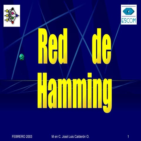 Red   NEURONAL    de Hamming